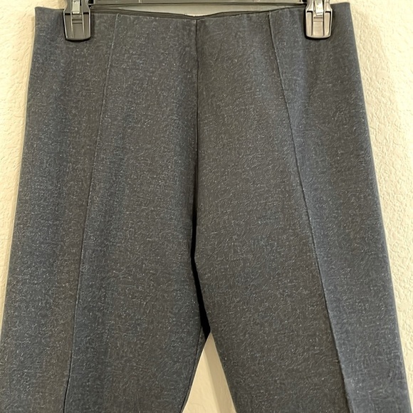 Zara Women Ankle Pant ls Medium Dark Chambray Classic Contemporary Preppy - Picture 4 of 11